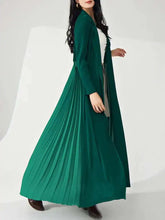 HEYFANCYSTYLE Cotton Blend Loose Women's Japanese Pleat Casual Overcoat